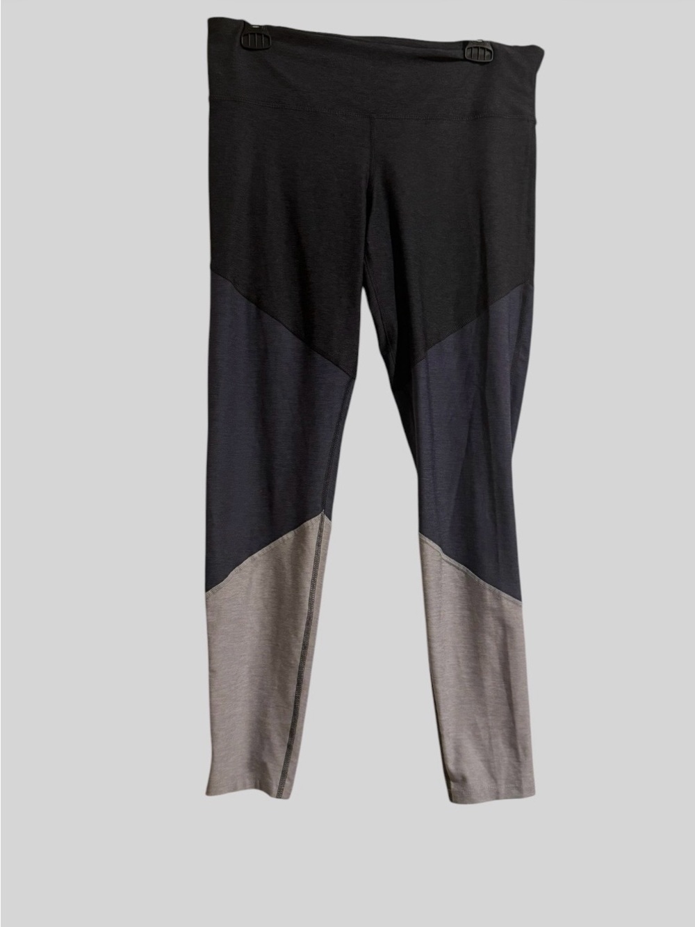 Champion Black, Dark Gray & Light Gray Colorblock Leggings